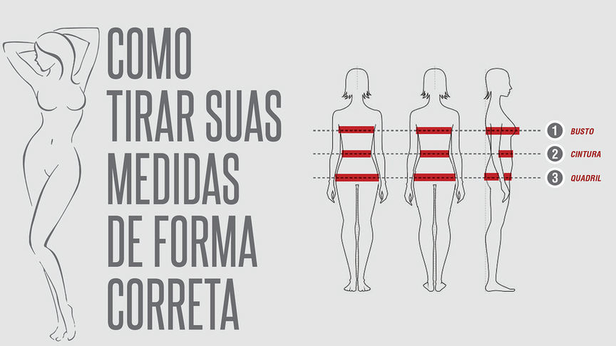 Foto Como medir o corpo feminino Foto Como medir o corpo feminino - Imagem 0
